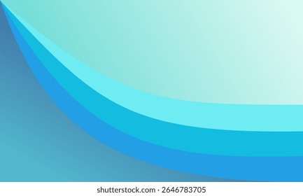 abstract blue background with curved shapes
