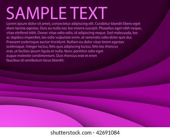 Abstract blue background with custom text