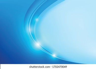 Recorte de la curva oscura de fondo azul en capas y se superponen los pasos de la ilustración vectorial10
