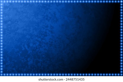 Abstrakter blauer Hintergrund dekorativer Lichtrahmen Lehrbrett Präsentation Folie Kreditseite Vektorgrafik Web Hintergrund Design