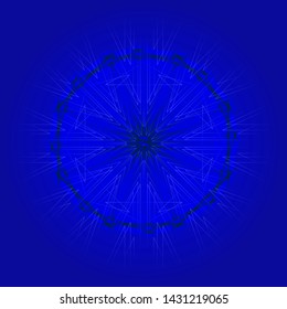 Abstract blue background. Decorative texture for design