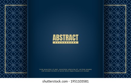 Abstraktes blaues Hintergrunddesign. Banner, Poster, Grußkarte und andere. Vektorgrafik.