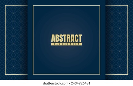 Diseño de fondo azul abstracto. Cartel, póster, tarjeta de felicitación y otros. Ilustración vectorial.