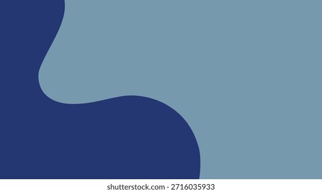 Abstractas diseño de fondo azul con ondas de agua fluidas y curvas de Vector como elemento de luz decorativo para un Fondo de pantalla de negocios profesional o arte de Plantilla de Anuncio