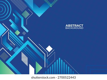 abstract blue background design, geometric abstract background design. modern technology background