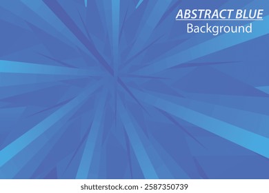Abstract Blue background design. Minimal geometric blue background with dynamic shapes composition. vector illustration