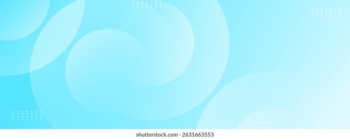 Abstract Blue Background Design with Overlapping Circles and Gradient Effect. modern minimalist banner