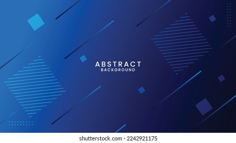 Abstract Blue Background Design Template 