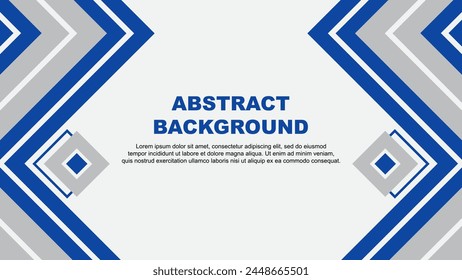Abstract Blue Background Design Template. Banner Wallpaper Vector Illustration. Blue Design