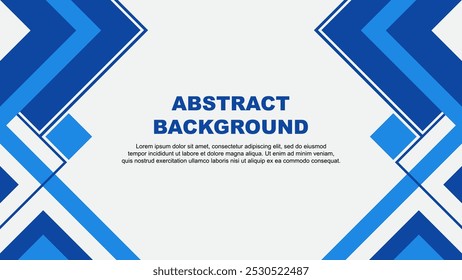 Abstract Blue Background Design Template. Abstract Banner Wallpaper Vector Illustration. Blue Banner