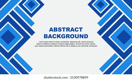 Abstract Blue Background Design Template. Abstract Banner Wallpaper Vector Illustration. Blue