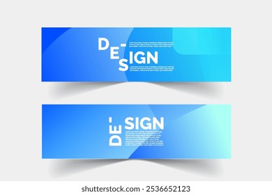 Plantillas de diseño de fondo azul Abstractas