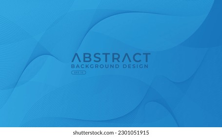 Abstract blue background design vector