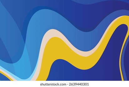 Abstract blue background design. Blue wave pattern presentation Background Creative, geometry Background	