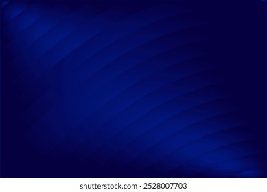 Fundo azul abstrato com linhas curvas diagonais.