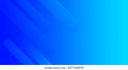 Abstrakter blauer Hintergrund mit diagonalen Linien. Dynamische Formen. Vektorillustration