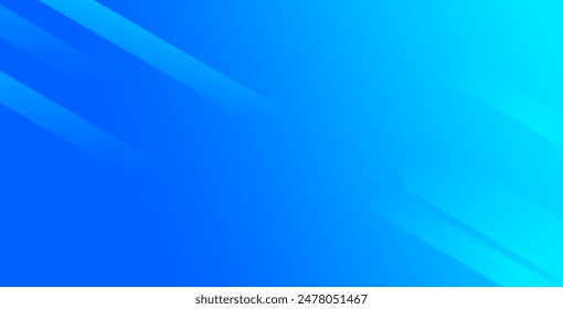 Abstract blue background with diagonal lines. Dynamic shapes composition. Vector illustration