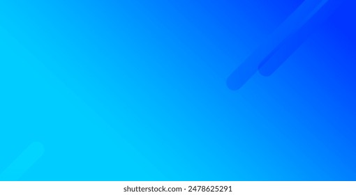 Abstract blue background with diagonal lines. Dynamic shapes composition. Vector illustration