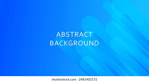 Abstract blue background with diagonal lines. Dynamic shapes composition. Vector illustration eps10