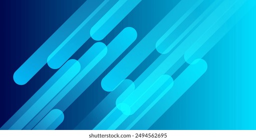 Fondo azul Abstractas con líneas diagonales. Composición de Formas dinámicas. Ilustración vectorial