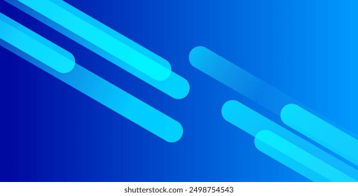 Abstractas fondo azul con líneas diagonales. Composición de Formas dinámicas. Ilustración vectorial