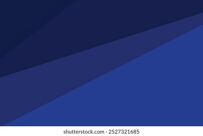 Fundo azul abstrato com linhas diagonais. Composição de formas dinâmicas. Ilustração vetorial