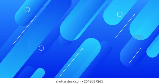 Abstract blue background with diagonal lines. Dynamic shapes composition , Aqua , water , vector illustration 