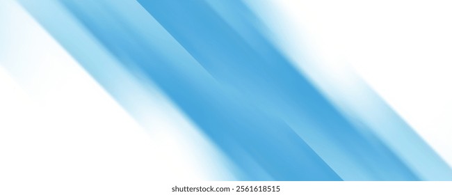 Abstract blue background with diagonal lines. Dynamic shapes composition. Vector illustration