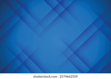 Abstract blue background with diagonal lines. Dynamic shapes composition. Vector illustration