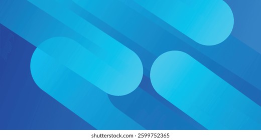 Abstract blue background with diagonal lines. Dynamic shapes composition. vector eps10