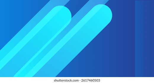Abstract blue background with diagonal lines. Dynamic shapes arts modern