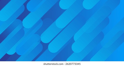 Abstractas fondo azul con líneas diagonales. Composición de Formas dinámicas. Ilustración vectorial