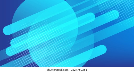 Abstractas fondo azul con líneas diagonales. Composición de Formas dinámicas. Ilustración vectorial