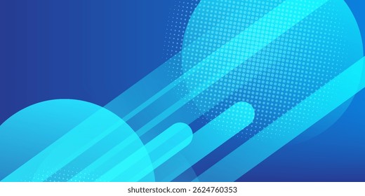 Abstract blue background with diagonal lines. Dynamic shapes composition. Vector illustration eps.10