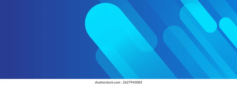 Abstractas fondo azul con líneas diagonales. Composición de Formas dinámicas. Ilustración vectorial