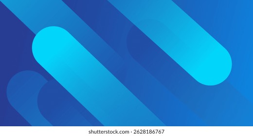 Abstractas fondo azul con líneas diagonales. Composición de Formas dinámicas. Ilustración vectorial