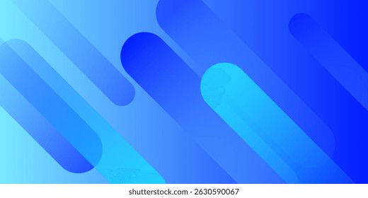 Abstract blue background with diagonal lines. Dynamic shapes composition. modern Vector illustration