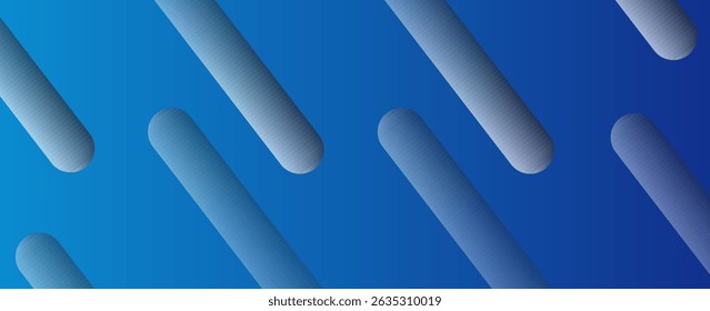 Abstract blue background with diagonal lines. Dynamic shapes composition. Vector eps 10