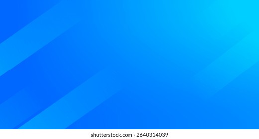 Abstract blue background with diagonal lines. Dynamic shapes composition. Vector illustration