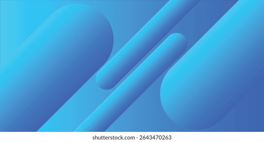 Abstractas fondo azul con líneas diagonales. Composición de Formas dinámicas. Ilustración vectorial