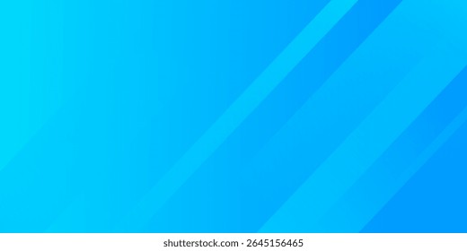 Abstract blue background with diagonal lines. Dynamic shapes composition. Vector illustration
