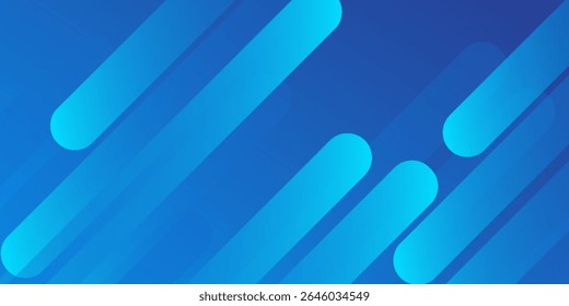 Abstract blue background with diagonal lines. Dynamic shapes composition. vector illustration in eps 10