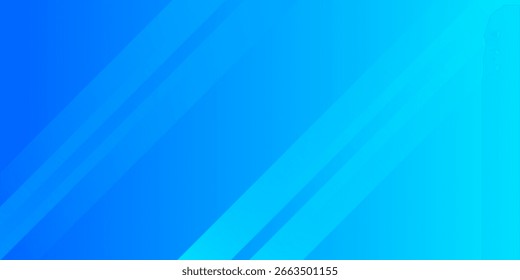 Abstract blue background with diagonal lines. Dynamic shapes composition. Vector illustration