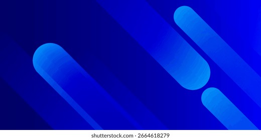 Abstractas fondo azul con líneas diagonales. Composición de Formas dinámicas. Ilustración vectorial