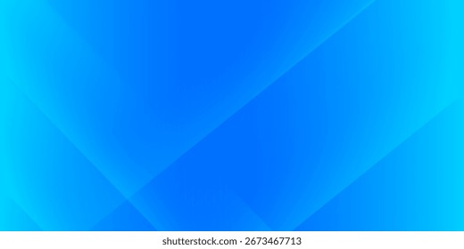 Abstrakter blauer Hintergrund mit diagonalen Linien. Dynamische Formenzusammensetzung. Vektorgrafik