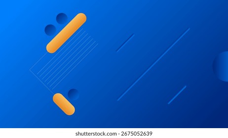 ABSTRACT BLUE BACKGROUND WITH DIAGONAL LINES GEOMETRIC SHAPES GRADIENT COLOR DESIGN VECTOR TEMPLATE GOOD FOR MODERN WEBSITE, WALLPAPER, COVER DESIGN