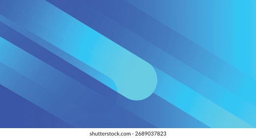 Fundo azul abstrato com linhas diagonais. Composição de formas dinâmicas. eps10 de vetor