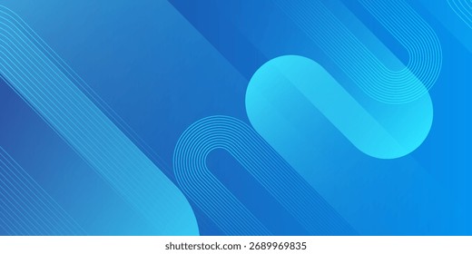 Abstractas fondo azul con líneas diagonales. Composición de Formas dinámicas. Ilustración vectorial
