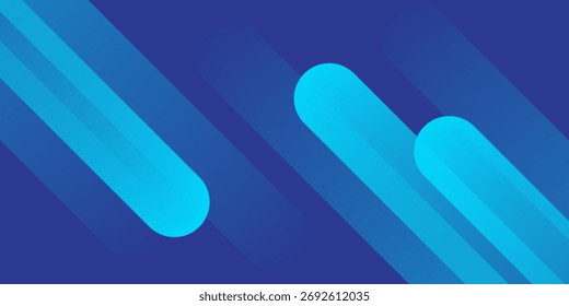 Abstractas fondo azul con líneas diagonales. Composición de Formas dinámicas. Ilustración vectorial
