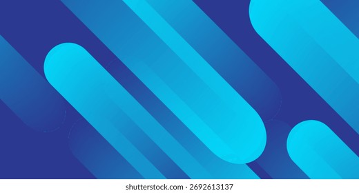 Abstractas fondo azul con líneas diagonales. Composición de Formas dinámicas. Ilustración vectorial